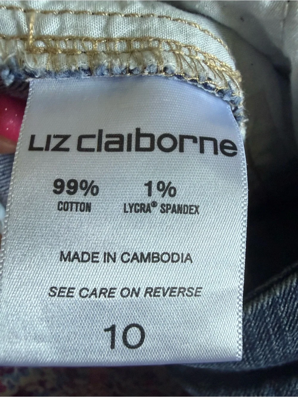 Liz Claiborne Blue Denim Jean Shorts